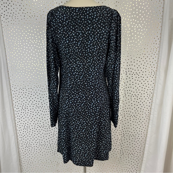 NWT Madewell Seamed Long-Sleeve Mini Dress in Ditsy Floral - Picture 7 of 16